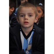 Festejos por el Día de la Bandera con los niños de Jardín